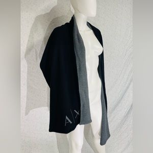 Like New! Armani Exchange reversible heavy & long scarf